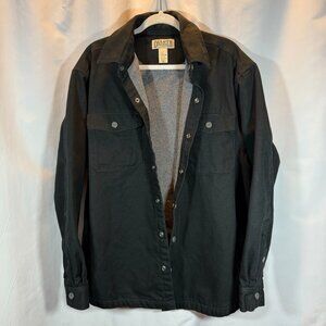 Duluth Trading Co. Shirt Jac – Men’s Large (Black, Lined, Like New)